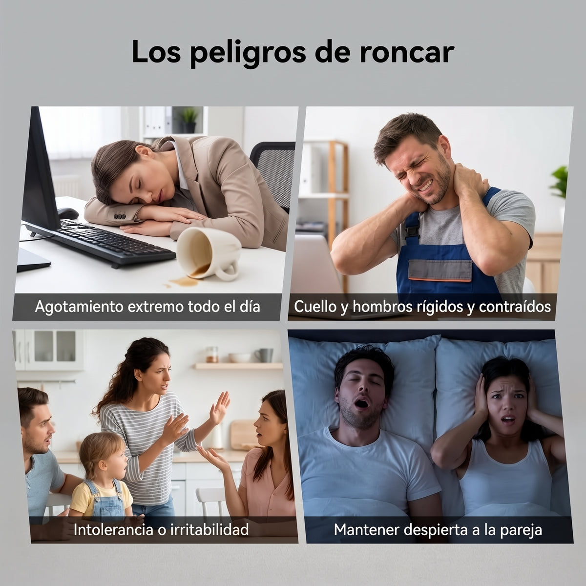 Corrector de respiración para combatir los ronquidos
